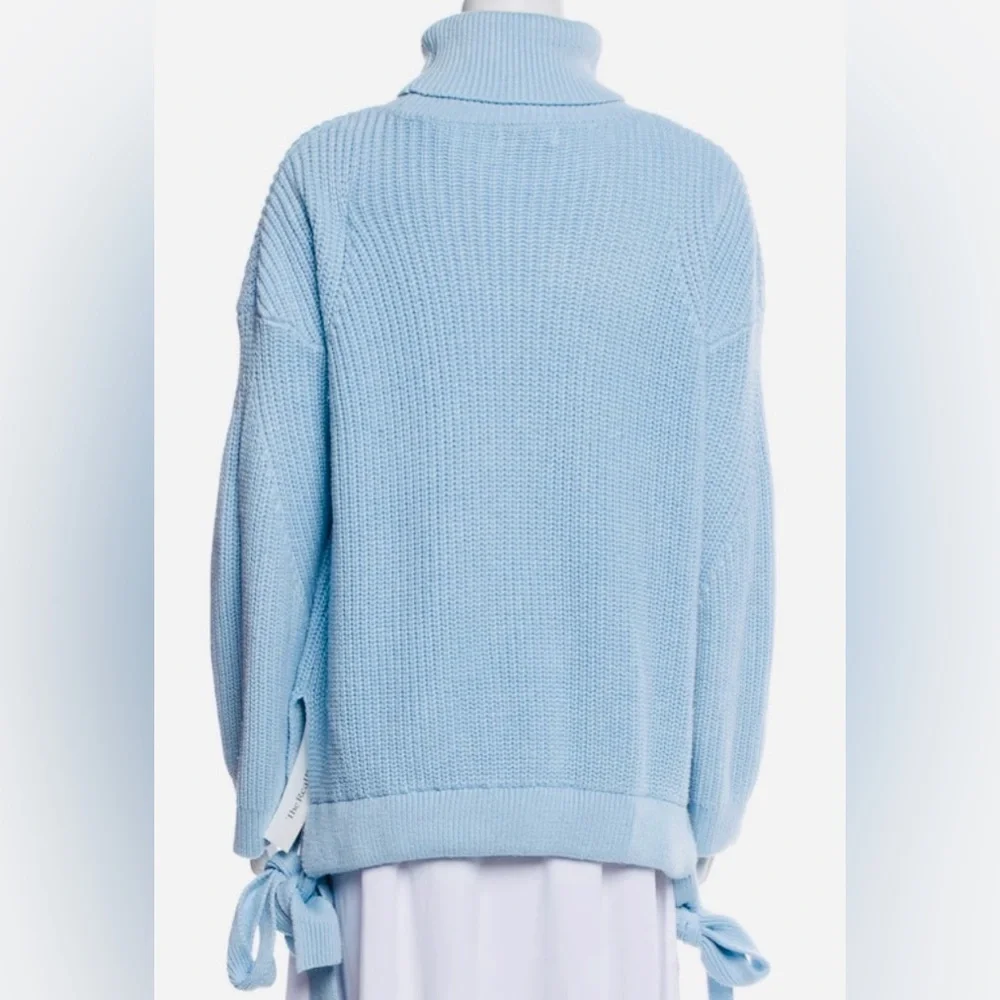 Jason Wu Collective Baby Blue Oversized Turtleneck Sweater - Picture 4 of 10